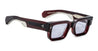 Ottica Mondello Roma - Jacques Marie Mage - JMMAS-14N - ASCARI - CHERRY - Acetate - shape Rectangular - red - EYEWEAR - SUNGLASSES - Unisex,Uomo,Donna,Women,Men - lens lavender - Made In Japan