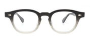 Ottica Mondello Roma - Julius Tart - JTPL-102B - AR 46X24 - BLACK CLEAR FADE RX - Acetate - shape Panto - Black - EYEWEAR - EYEGLASSES - Unisex,Uomo,Donna,Women,Men - lens Clear - Made In Japan