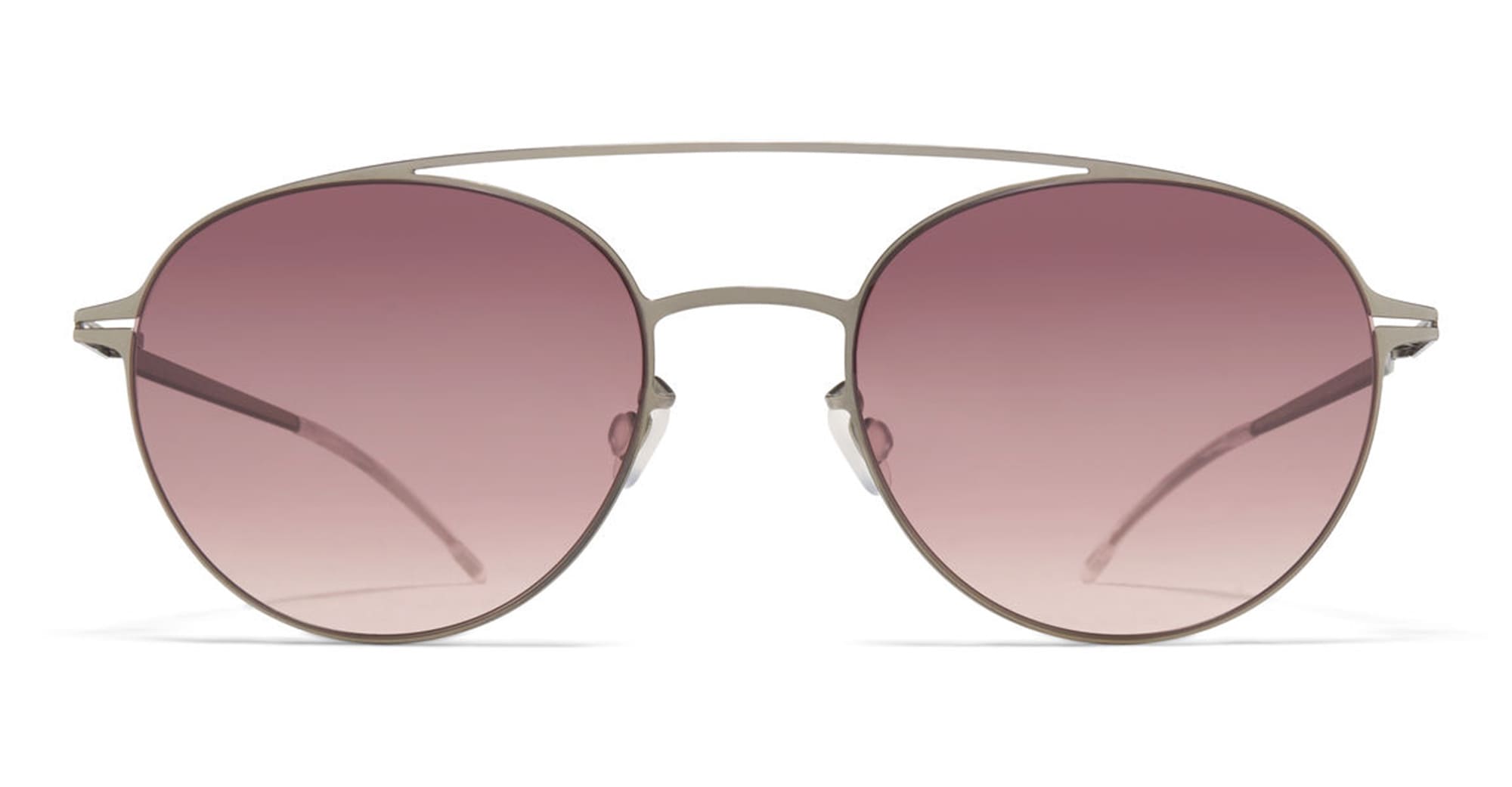  CEDAR BROWN GRADIENT - stainless steel - shape  - Silver - EYEWEAR - SUNGLASSES - Unisex,Uomo,Donna,Women,Men - lens  - Made In Germany
