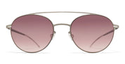 Ottica Mondello Roma - Mykita - 10091679 - REVA - POW2 SILVER / CEDAR BROWN GRADIENT - stainless steel - shape  - Silver - EYEWEAR - SUNGLASSES - Unisex,Uomo,Donna,Women,Men - lens  - Made In Germany