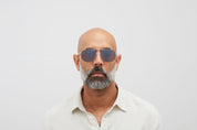 Ottica Mondello Roma - Mykita - 10081983 - ANGUS - SILVER / WHITE RX - stainless steel - shape  - Silver - EYEWEAR - SUNGLASSES - Uomo,Men - lens  - Made In Germany
