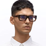 Ottica Mondello Roma - Kuboraum - KROK61FLT00000OP - MASK K61 FLT- FLAMED TORTOISE RX  - Acetate - shape Rectangular - Tortoise - EYEWEAR - EYEGLASSES - Unisex,Uomo,Donna,Women,Men - lens Clear - Made In Italy