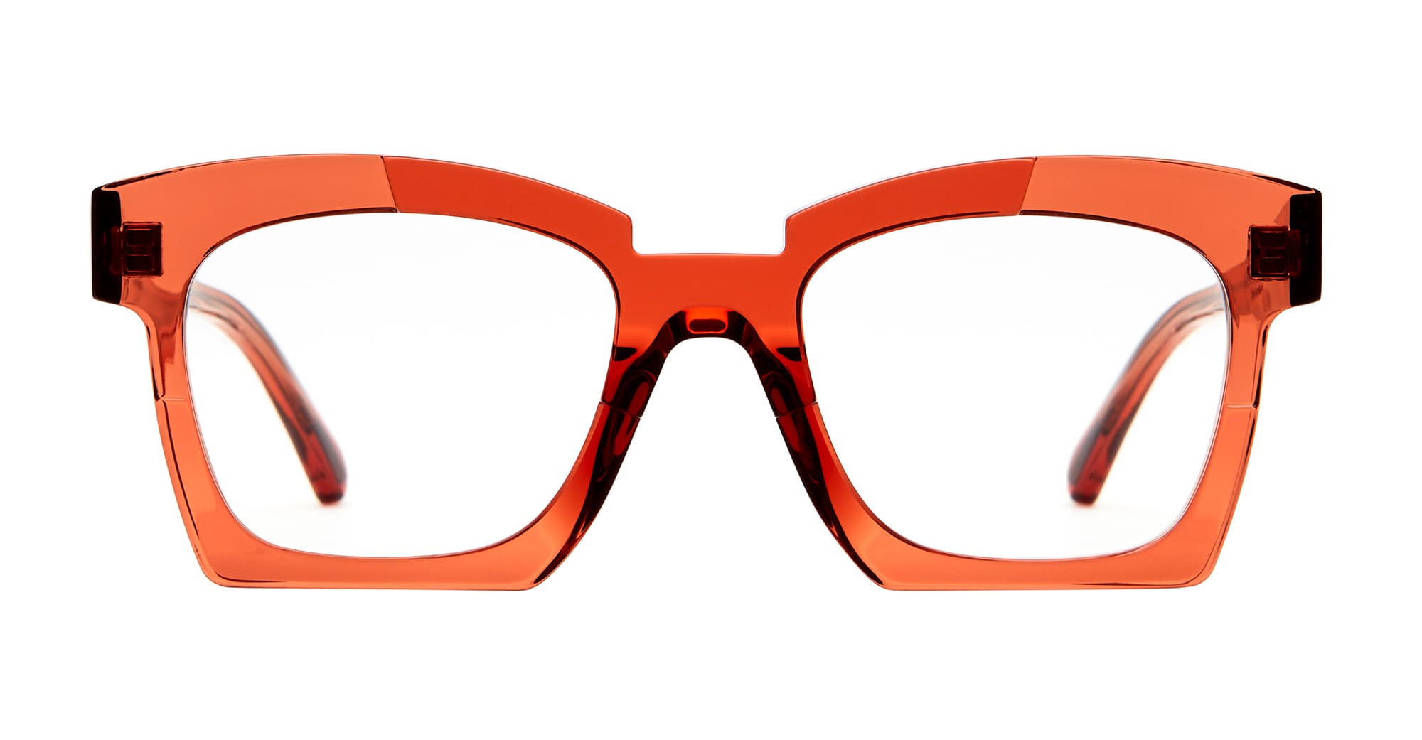 Ottica Mondello Roma - Kuboraum - KRO0K5RS000000OP - MASK K5 - ROSE - Acetate - shape   - pink - EYEWEAR - EYEGLASSES - Uomo,Men - lens Clear - Made In Italy