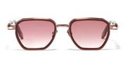 Ottica Mondello Roma - John Dalia - RICHY-C460 - RICHY - C460 Burgundy - Brushed Copper / Rose Gold - Acetate - shape Panto - burgundy - EYEWEAR - SUNGLASSES - Unisex,Uomo,Donna,Women,Men - lens red - Made In France
