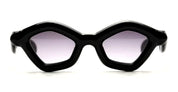 Ottica Mondello Roma - Paloceras - pebble-shadow-black-dx - PEBBLE - SHADOW BLACK DX - Acetate - shape Cat-eye - Black - EYEWEAR - SUNGLASSES - Unisex,Uomo,Donna,Women,Men - lens Gradient grey - Made In China