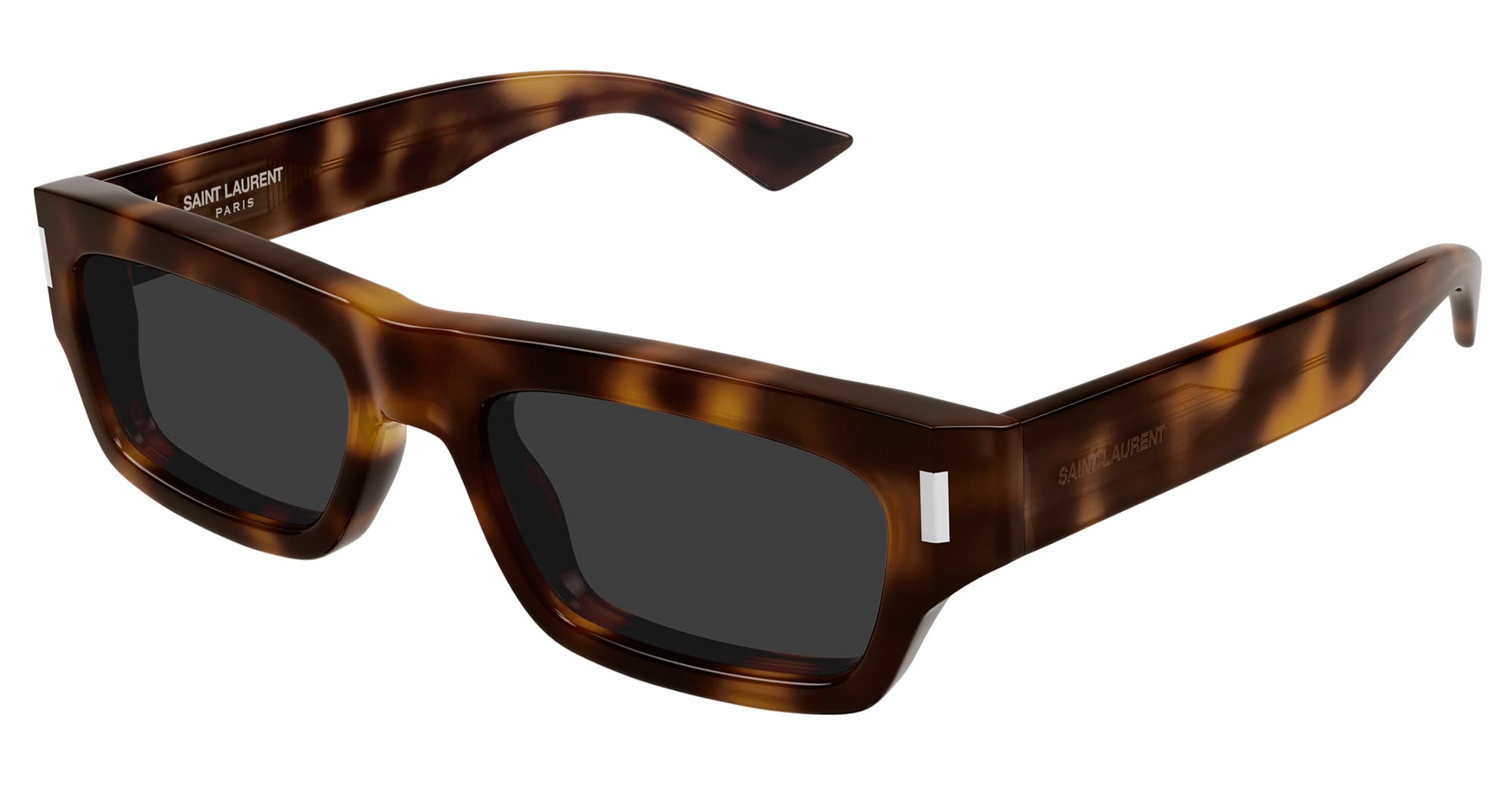 Ottica Mondello Roma - Saint Laurent - SL 837-002 - SL 837-002 - HAVANA - Acetate - shape Rectangular - Havana - EYEWEAR - SUNGLASSES - Unisex,Uomo,Donna,Women,Men - lens Grey - Made In Italy