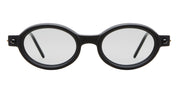 Ottica Mondello Roma - Kuboraum - KRS0P6BMH000002Y - MASK P6 BMH - BLACK MATTE / HAVANA - Acetate - shape Oval - black, havana - EYEWEAR - SUNGLASSES - Unisex,Uomo,Donna,Women,Men - lens Grey - Made In Italy
