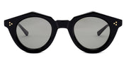 Ottica Mondello Roma - Max Pittion - MXPL-018A - VOILA 44  - PIANO BLACK / GREY LENS - Acetate - shape Round - Black - EYEWEAR - SUNGLASSES - Unisex,Uomo,Donna,Women,Men - lens Grey - Made In Japan