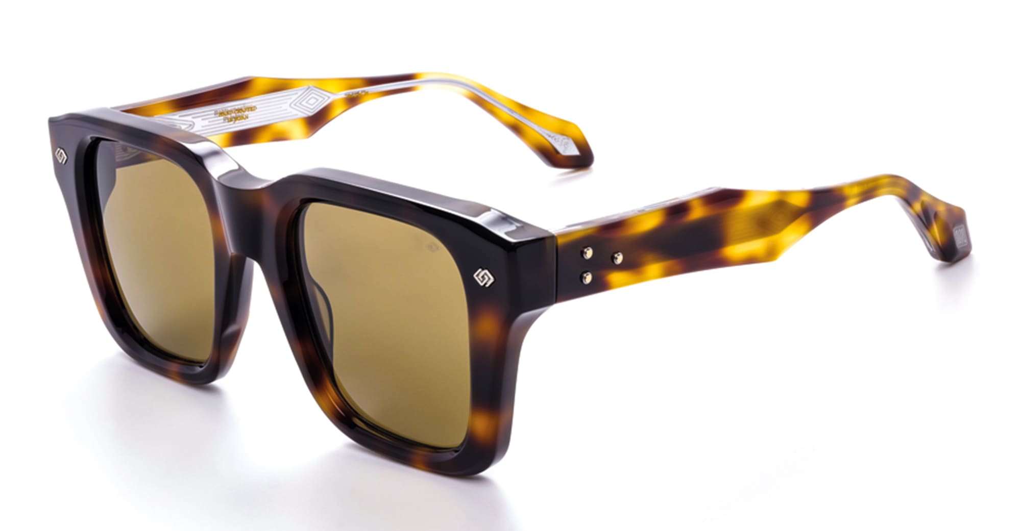 Ottica Mondello Roma - Daizo - A-S003-H1-VB01 - KIMIHIKO - havana classic / vintage brown lens - Acetate - shape Squared - brown - EYEWEAR - SUNGLASSES - Unisex,Uomo,Donna,Women,Men - lens Brown - Made In Japan
