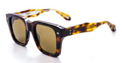 Ottica Mondello Roma - Daizo - A-S003-H1-VB01 - KIMIHIKO - havana classic / vintage brown lens - Acetate - shape Squared - brown - EYEWEAR - SUNGLASSES - Unisex,Uomo,Donna,Women,Men - lens Brown - Made In Japan