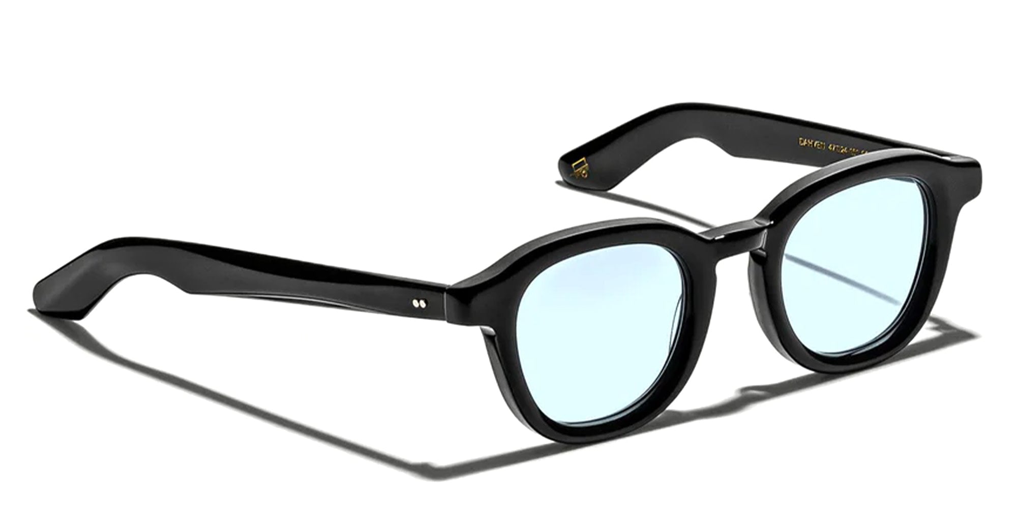  CUSTOM BELAIR BLUE LENS - Acetate - shape Panto - Black - EYEWEAR - SUNGLASSES - Unisex,Uomo,Donna,Women,Men - lens Blue - Made In China