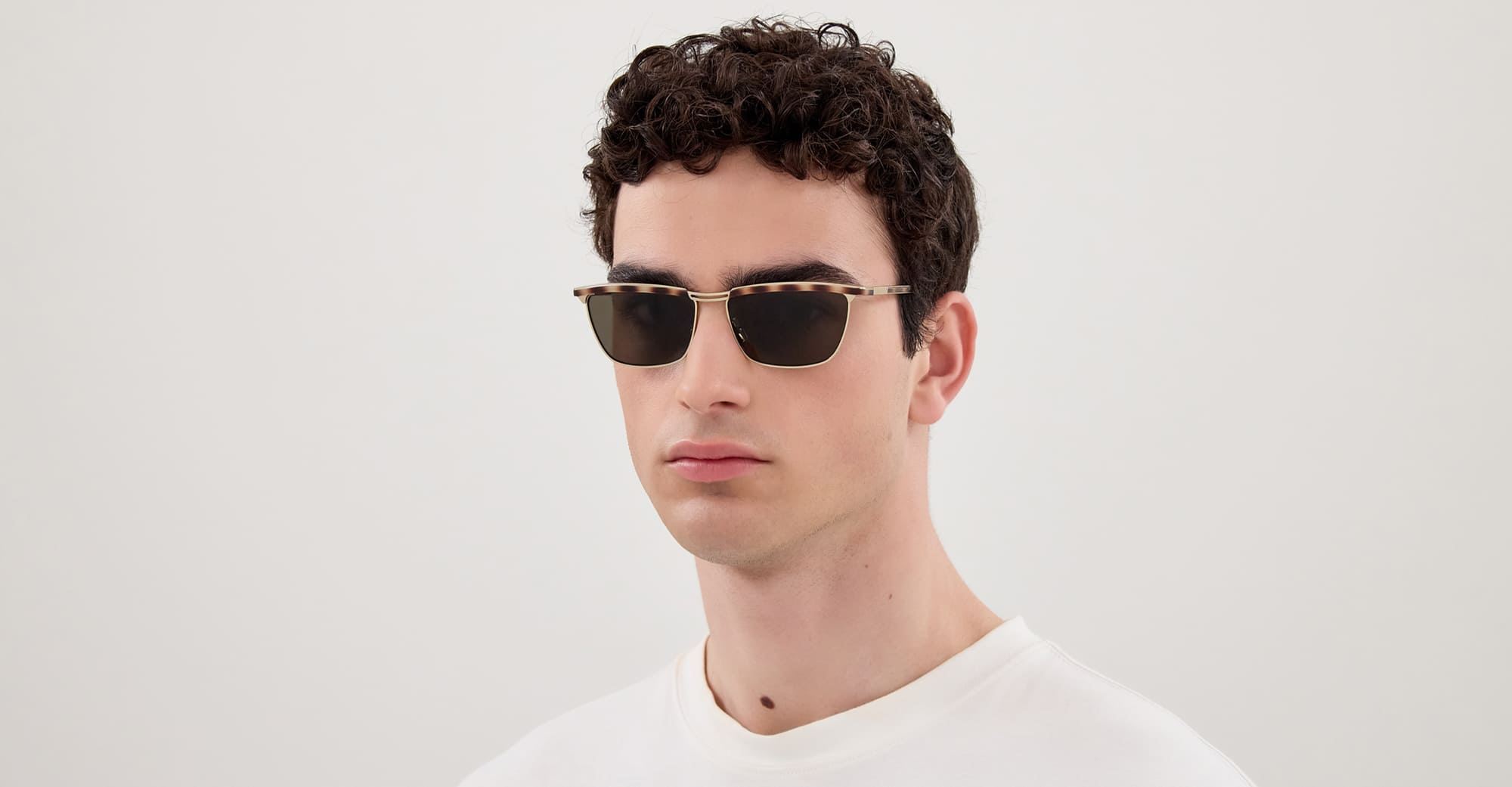 Ottica Mondello Roma - Saint Laurent - SL 795 JOE-001 - SL 795 JOE-001 - GOLD / HAVANA - Acetate - shape Rectangular - havana, gold - EYEWEAR - SUNGLASSES - Unisex,Uomo,Donna,Women,Men - lens Grey - Made In Italy