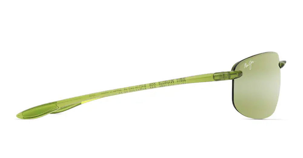 Ottica Mondello Roma - Maui Jim - MJ0407S-008 - HO'OKIPA - SHINY TRANSPARENT LIGHT GREEN / MAUI HT - nylon - shape Oval - green - EYEWEAR - SUNGLASSES - Unisex,Uomo,Donna,Women,Men - lens Green - Made In Japan