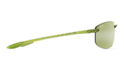Ottica Mondello Roma - Maui Jim - MJ0407S-008 - HO'OKIPA - SHINY TRANSPARENT LIGHT GREEN / MAUI HT - nylon - shape Oval - green - EYEWEAR - SUNGLASSES - Unisex,Uomo,Donna,Women,Men - lens Green - Made In Japan