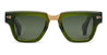 Ottica Mondello Roma - T HENRI - CCT - MAISON GALACTIQUE - CO2 - TREFOIL - Acetate, titanium - shape  - green - EYEWEAR - SUNGLASSES - Unisex,Uomo,Donna,Women,Men - lens  - Made In Japan