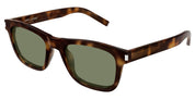 Ottica Mondello Roma - Saint Laurent - SL 819-003 - SL 819-003 - HAVANA / GREEN LENS - Acetate - shape Squared - Havana - EYEWEAR - SUNGLASSES - Donna,Women - lens Green - Made In Italy