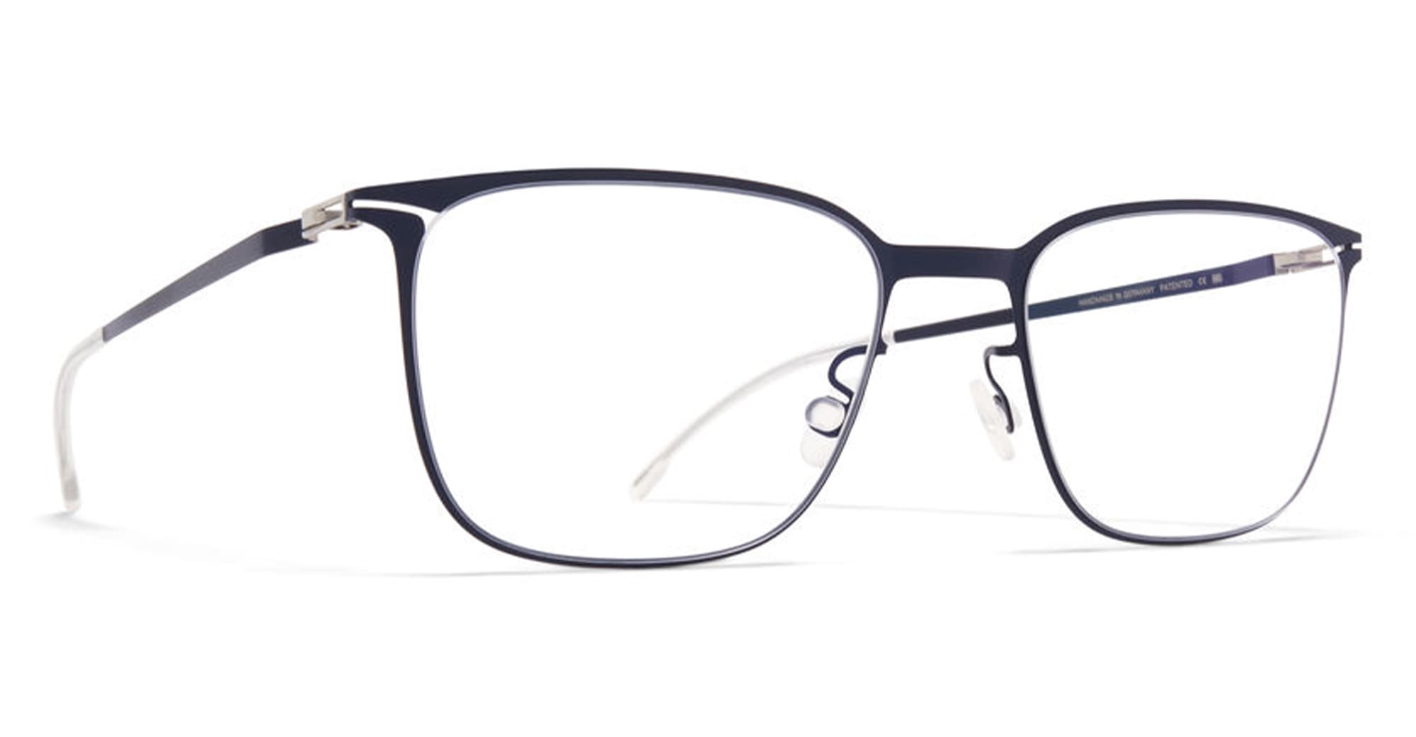 Ottica Mondello Roma - Mykita - 10086037 - JARI - NAVY RX - stainless steel - shape Rectangular - navy blue - EYEWEAR - SUNGLASSES - Unisex,Uomo,Donna,Women,Men - lens Clear - Made In Germany