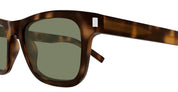 Ottica Mondello Roma - Saint Laurent - SL 819-003 - SL 819-003 - HAVANA / GREEN LENS - Acetate - shape Squared - Havana - EYEWEAR - SUNGLASSES - Donna,Women - lens Green - Made In Italy