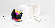 Ottica Mondello Roma - Out Of - 2G010124 - OPEN - WHITE / THE ONE LOTO LENS - nylon - shape Mask - White - EYEWEAR - GOGGLES - Unisex,Uomo,Donna,Women,Men - lens Pink - Made In Italy