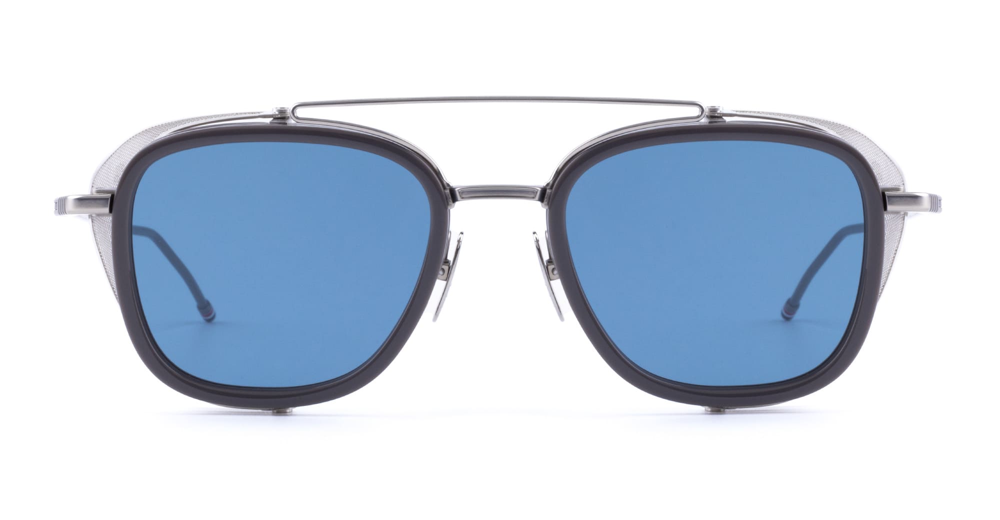 Ottica Mondello Roma - Thom Browne - UES808A-G0003-020-51 - RECTANGULAR / GREY - Acetate - shape  - grey - EYEWEAR - SUNGLASSES - Uomo,Men - lens  - Made In Japan