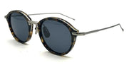 Ottica Mondello Roma - Thom Browne - UES011A-G0003-215-49 - ROUND - MED BROWN RX - Acetate, titanium - shape Round - brown - EYEWEAR - EYEGLASSES - Uomo,Men - lens Blue - Made In Japan