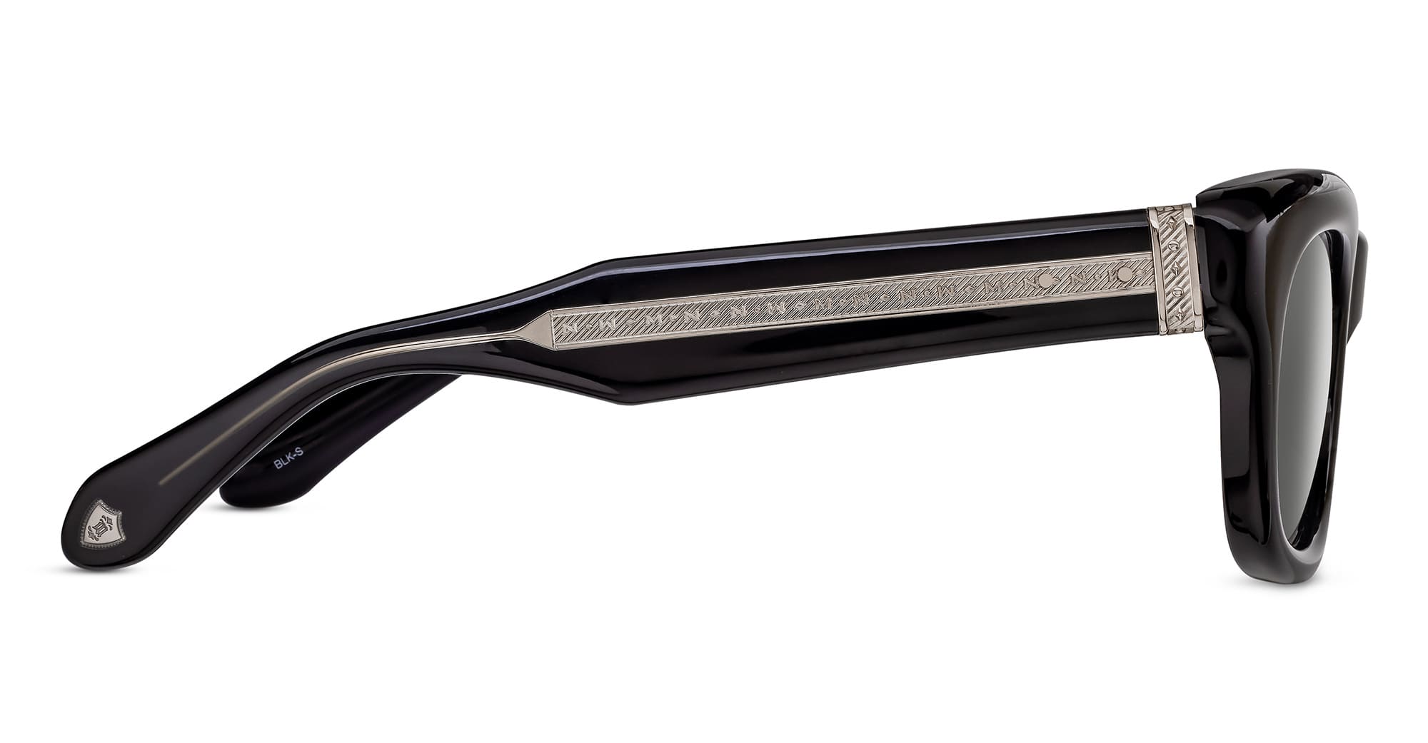 Ottica Mondello Roma - Matsuda - M1042.SG.BLK-S.50 - M1042 - BLACK / GREY SOLID - Acetate - shape Squared - Black - EYEWEAR - SUNGLASSES - Unisex,Uomo,Donna,Women,Men - lens Grey - Made In Japan