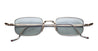 Ottica Mondello Roma - Jacques Marie Mage - JMMSK-54 - DUSK - ALTAN - Titanium - shape Rectngular - light gold - EYEWEAR - SUNGLASSES - Uomo,Men - lens light green - Made In Japan