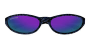 Ottica Mondello Roma - Balenciaga - BB0007S-011 - BB0007S-011 - BLACK / VIOLET - Recycled acetate - shape Oval - Black - EYEWEAR - SUNGLASSES - Unisex,Uomo,Donna,Women,Men - lens violet - Made In Italy