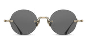 Ottica Mondello Roma - Matsuda - M5007.SG.BG.47 - M5007 - BRUSHED GOLD / GREY - Titanium - shape Round - Gold - EYEWEAR - SUNGLASSES - Unisex,Uomo,Donna,Women,Men - lens Grey - Made In Japan