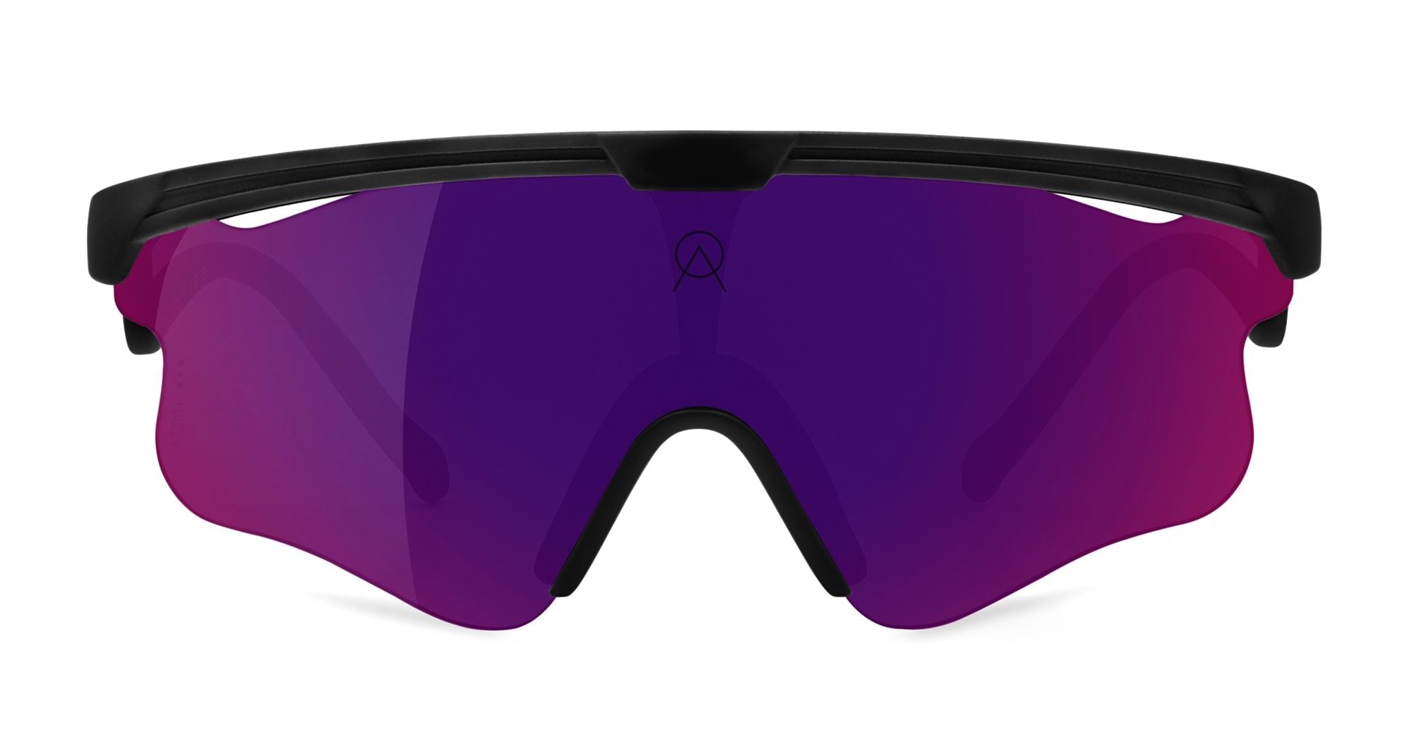 Ottica Mondello Roma - Alba Optics - 8050054514628 - DELTA LEI - BLACK / VZUM PLASMA - Tr90 - shape Mask - Black - EYEWEAR - SUNGLASSES - Unisex,Uomo,Donna,Women,Men - lens purple - Made In Italy