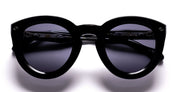 Ottica Mondello Roma - Daizo - A-CR001e-B1-AG01 - ADI - BLACK / polished titanium - Acetate, titanium - shape Panto - Black - EYEWEAR - SUNGLASSES - Unisex,Uomo,Donna,Women,Men - lens Grey - Made In Japan