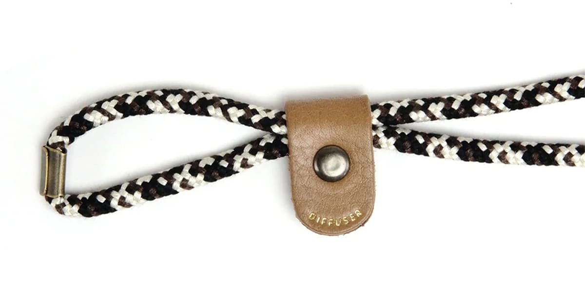Silk cord - black /  white / brown