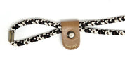 Silk cord - black /  white / brown