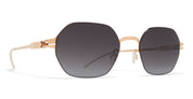 Ottica Mondello Roma - Mykita - 10091524 - HAMISH - SILVER / CHAMPAGNE GOLD - stainless steel - shape Hexagonal - silver, gold - EYEWEAR - SUNGLASSES - Unisex,Uomo,Donna,Women,Men - lens Gradient grey - Made In Germany