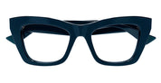 Ottica Mondello Roma - Bottega Veneta - BV1215O-006 - BV1215O-001 - BLUE RX - Recycled acetate - shape  - blue - EYEWEAR - EYEGLASSES - Donna,Women - lens  - Made In Italy