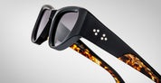 Ottica Mondello Roma - Jacques Marie Mage - J-ESN-SM-S6011A-OS - SEYMOUR - NEXT 11 - Acetate - shape Cat-eye - Black - EYEWEAR - SUNGLASSES - Donna,Women - lens Gradient black - Made In Japan