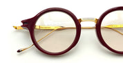 Ottica Mondello Roma - Jacques Marie Mage - JMMNMRX-3S - NORMAN - RESERVE RX - Acetate, titanium - shape Round - burgundy - EYEWEAR - EYEGLASSES - Uomo,Men - lens Clear - Made In Japan