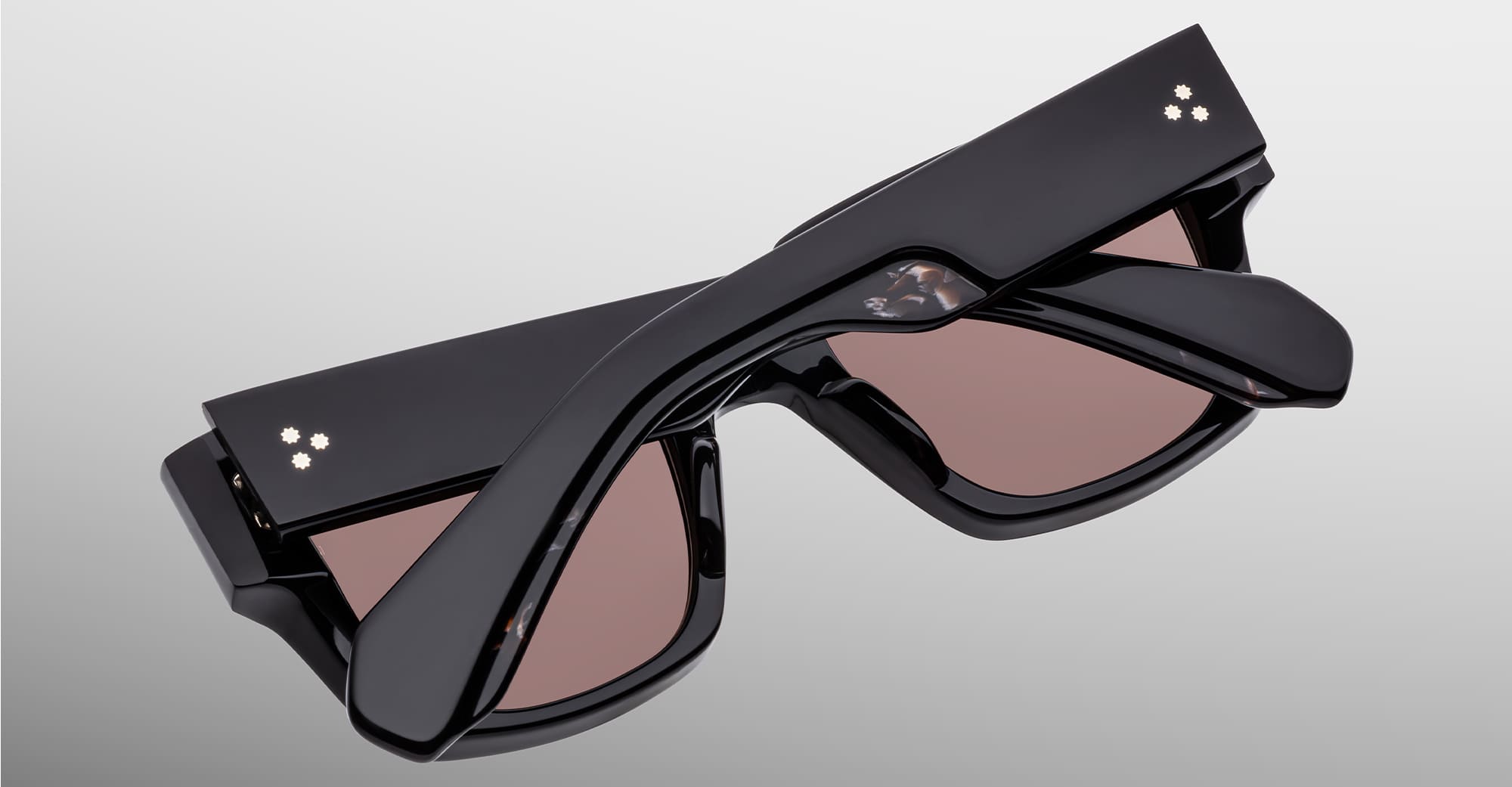 Ottica Mondello Roma - Jacques Marie Mage - JMMEZ-18K - ENZO - WILLOW - Acetate - shape Squared - Black - EYEWEAR - SUNGLASSES - Unisex,Uomo,Donna,Women,Men - lens Brown - Made In Japan