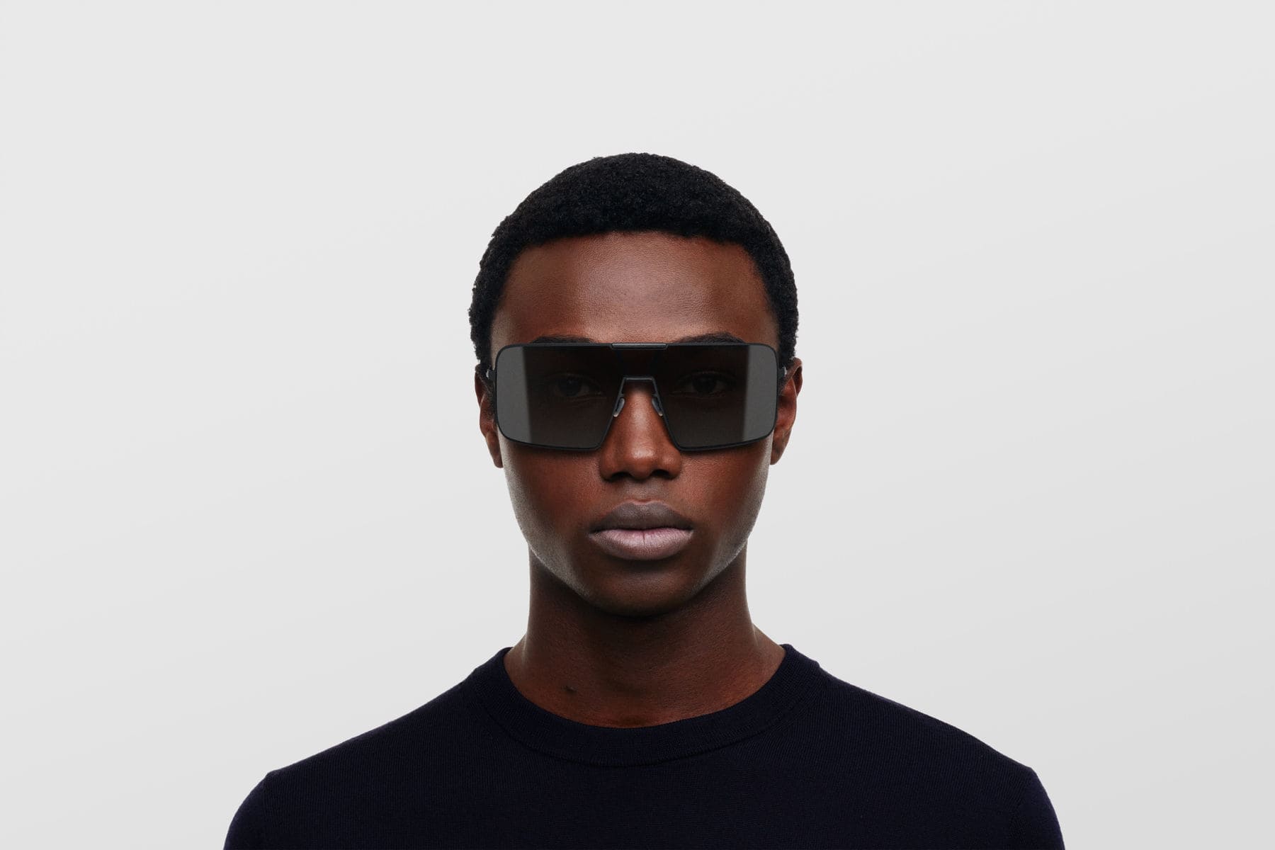 Ottica Mondello Roma - Mykita - 10087678 - MR004 MH73 - Black / Super Black len - stainless steel - shape  - Black - EYEWEAR - SUNGLASSES - Unisex,Uomo,Donna,Women,Men - lens  - Made In Germany