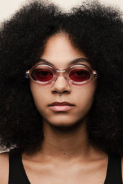 Ottica Mondello Roma - Paloceras - Pebble-Crystal-Pink-RX - PEBBLE - CRYSTAL / PINK RX - Acetate - shape Round - transparent pink - EYEWEAR - SUNGLASSES - Unisex,Uomo,Donna,Women,Men - lens Pink - Made In China