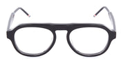 Ottica Mondello Roma - Thom Browne - UEO416A-G0002-001-52 - OVAL - BLACK RX - Acetate - shape Oval - Black - EYEWEAR - EYEGLASSES - Unisex,Uomo,Donna,Women,Men - lens Clear - Made In Japan