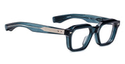 Ottica Mondello Roma - Jacques Marie Mage - JMMPTRX-9F - TOMLIN - INDIGO RX - Acetate - shape Squared - blue - EYEWEAR - EYEGLASSES - Unisex,Uomo,Donna,Women,Men - lens Clear - Made In Japan