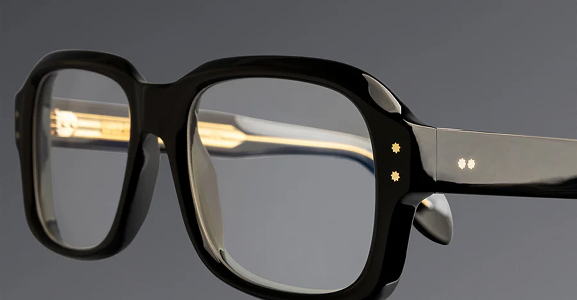 Ottica Mondello Roma - Cutler and Gross - CGOP-9852-52-01 - 9852 - BLACK RX - Acetate - shape  - Black - EYEWEAR - EYEGLASSES - Uomo,Men - lens  - Made In Italy