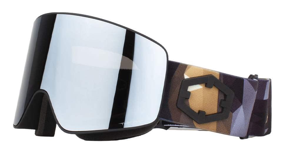 Ottica Mondello Roma - Out Of - 2G104422 - VOID - ORIGAMI / THE ONE COSMO LENS - nylon - shape Mask - black, brown - EYEWEAR - GOGGLES - Unisex,Uomo,Donna,Women,Men - lens silver - Made In Italy