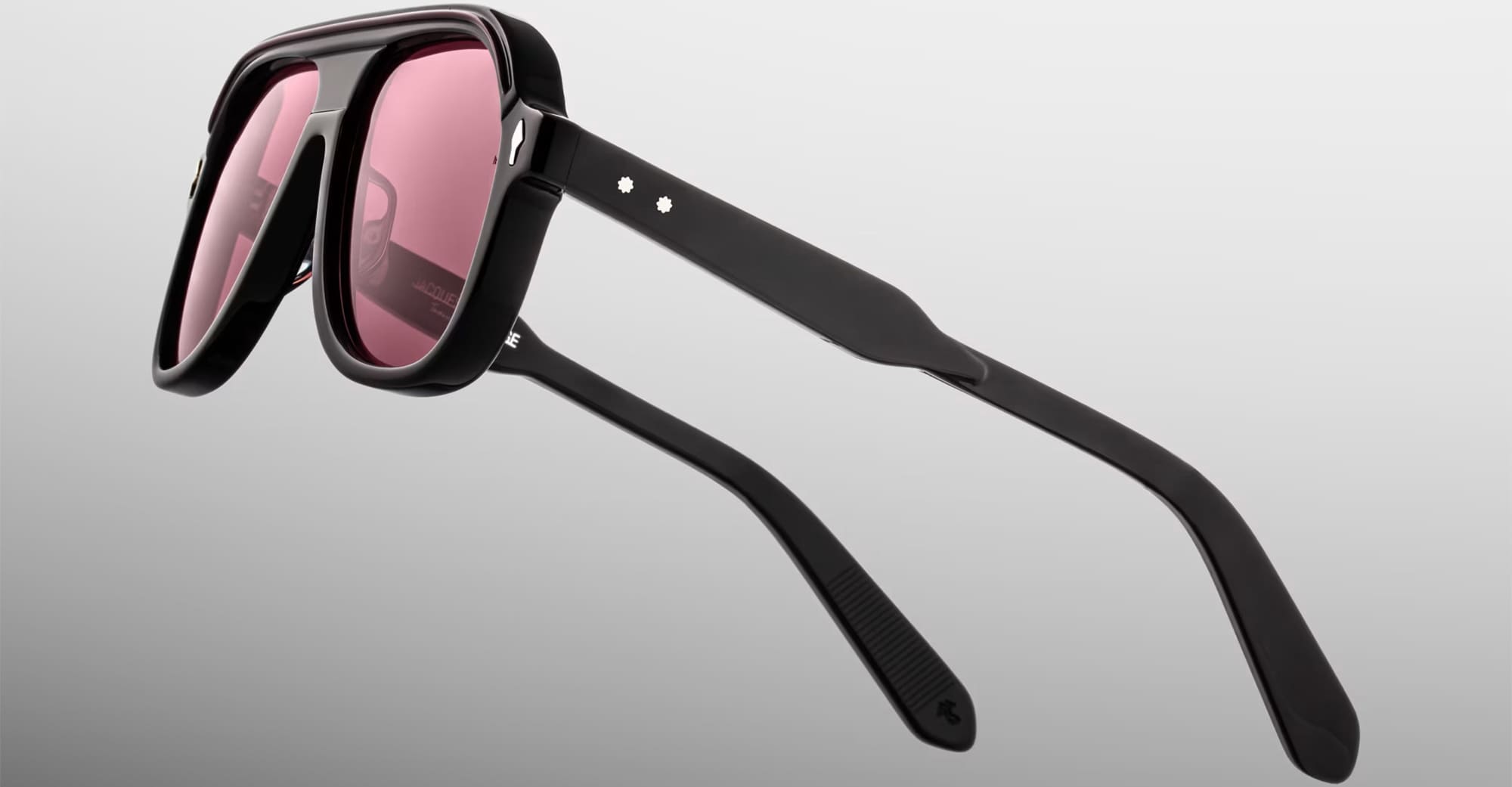 Ottica Mondello Roma - Jacques Marie Mage - JMMTW-88 - RMFC FOR JMM: TEEWINOT - BLACK - Acetate - shape Navigator - Black - EYEWEAR - SUNGLASSES - Unisex,Uomo,Donna,Women,Men - lens burgundy - Made In Japan