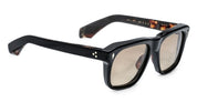 Ottica Mondello Roma - Jacques Marie Mage - JMMYVRX-15A - YVES - NOIR 15 - Acetate - shape Squared - Black - EYEWEAR - SUNGLASSES - Unisex,Uomo,Donna,Women,Men - lens yellow - Made In Japan