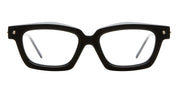 Ottica Mondello Roma - Kuboraum - KROP25BS000000OP - MASK P25 BS - BLACK SHINE RX - Acetate - shape Rectangular - Black - EYEWEAR - EYEGLASSES - Unisex,Uomo,Donna,Women,Men - lens Clear - Made In Italy
