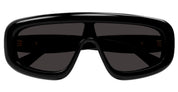 Ottica Mondello Roma - Bottega Veneta - BV1281S-001 - BV1281S-001 - BLACK - Acetate - shape Mask - Black - EYEWEAR - SUNGLASSES - Unisex,Uomo,Donna,Women,Men - lens Grey - Made In Japan