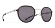 Ottica Mondello Roma - Mykita - 10087668 - MR001 AL1 - White Silver / Black / Coolgrey Lens - stainless steel - shape  - silver, black - EYEWEAR - SUNGLASSES - Unisex,Uomo,Donna,Women,Men - lens  - Made In Germany