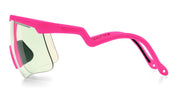 Ottica Mondello Roma - Alba Optics - 8050054517902 - DELTA - FUCHSIA II / VZUM F-LENS BTL - Tr90 - shape Mask - pink - EYEWEAR - SUNGLASSES - Unisex,Uomo,Donna,Women,Men - lens Green - Made In Italy